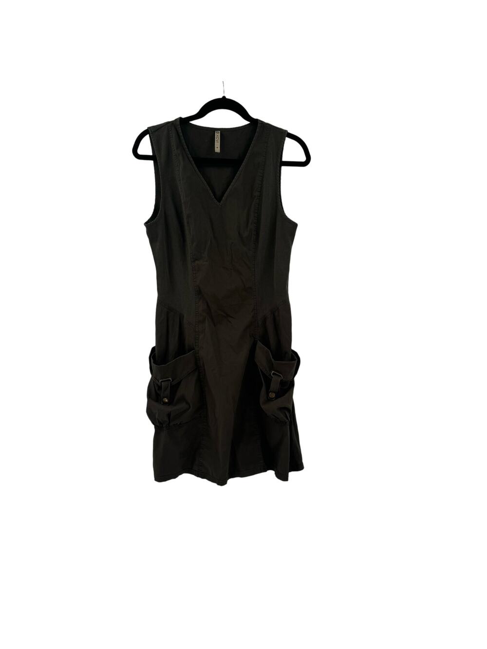 XCVI Army green midi dress
